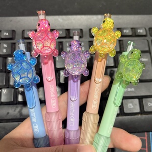 小乌龟中性笔高颜值ins风刷题笔速干玩偶挂件笔可爱卡通学生女孩,