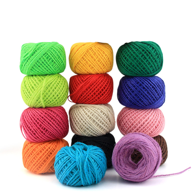 手工DIY编织麻线复古风