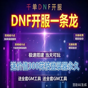 DNF开服架设一条龙服务PVF修改定制搭建服务器购买高端服务器搭建