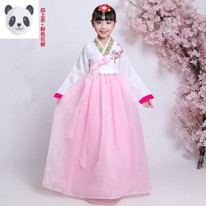 六一儿童演出服装韩版小孩传统古装女童改良韩服女宝宝朝鲜族