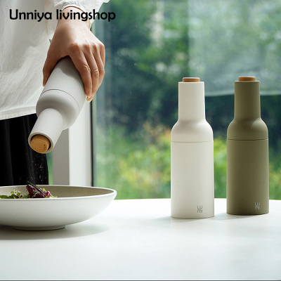 现货韩国胡椒研磨器电动全自动研磨器不锈钢自动磨粉机海盐研磨器