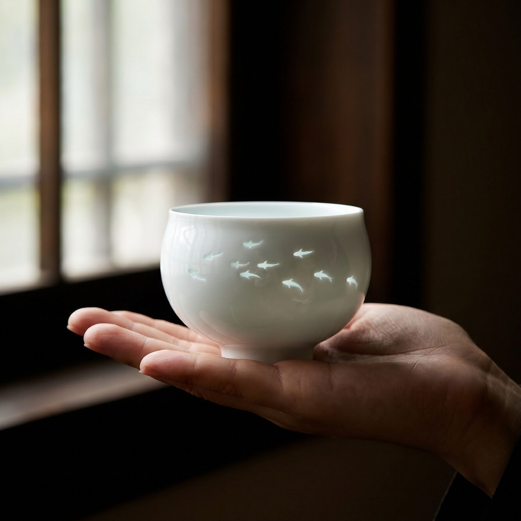 独特漂亮绝美咖啡杯陶瓷杯子高档精致拉花杯女士个人专用手握水杯
