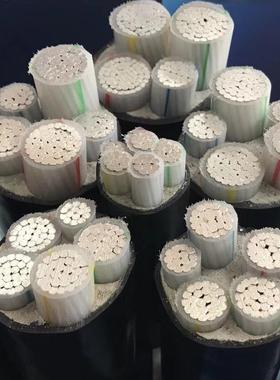 低压铠装铝芯电缆厂家 YJLV22 4*95+1*50平方地埋带铠电缆线 铝线