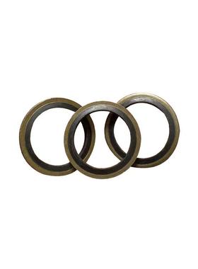 245PCS组合垫片高压油管油封包胶垫橡胶金属垫密封圈修理套盒