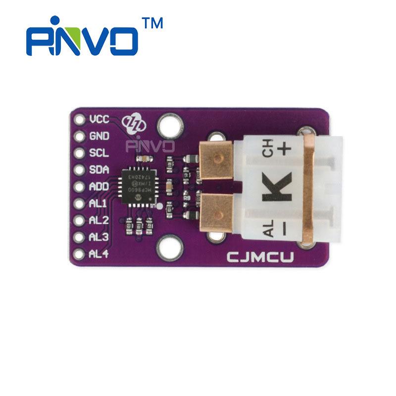 MCP9600 K/T/J型热电偶转换器模块 冷结补偿/I2C/电动势温度转换