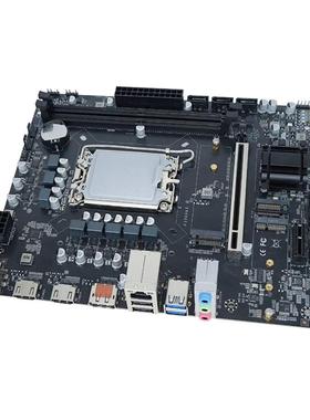 H610台式机电脑主板m.2接口DDR4内存LAG1700针cpui5 12400F 12100