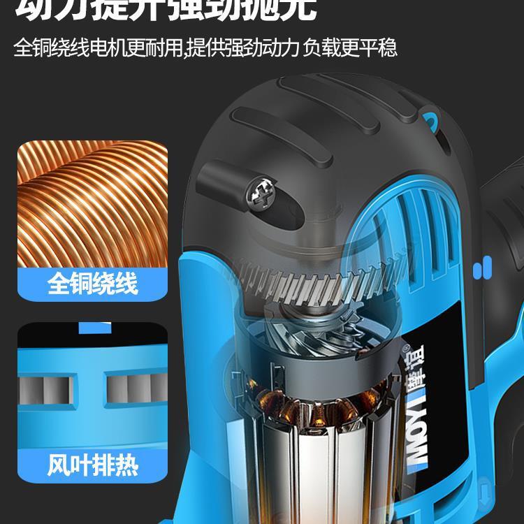 汽车抛光打蜡机神器车家用小型美容封釉划痕修复打磨一体机抛罗缘