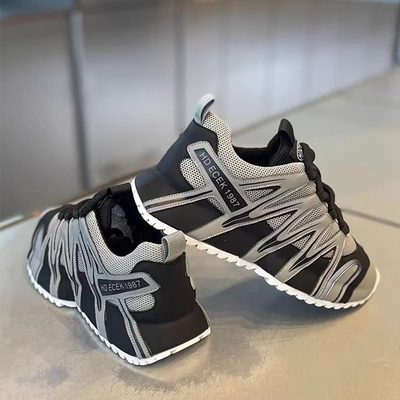 男鞋冬季2025新款休闲阿甘鞋子男潮鞋百搭软底男士网面跑步运动鞋