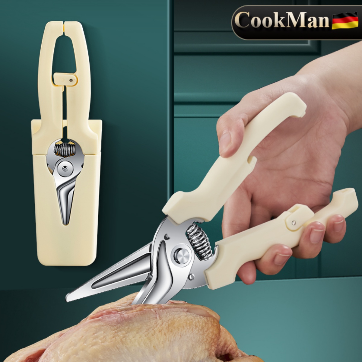 厨房剪刀多功能强力鸡骨剪食品级