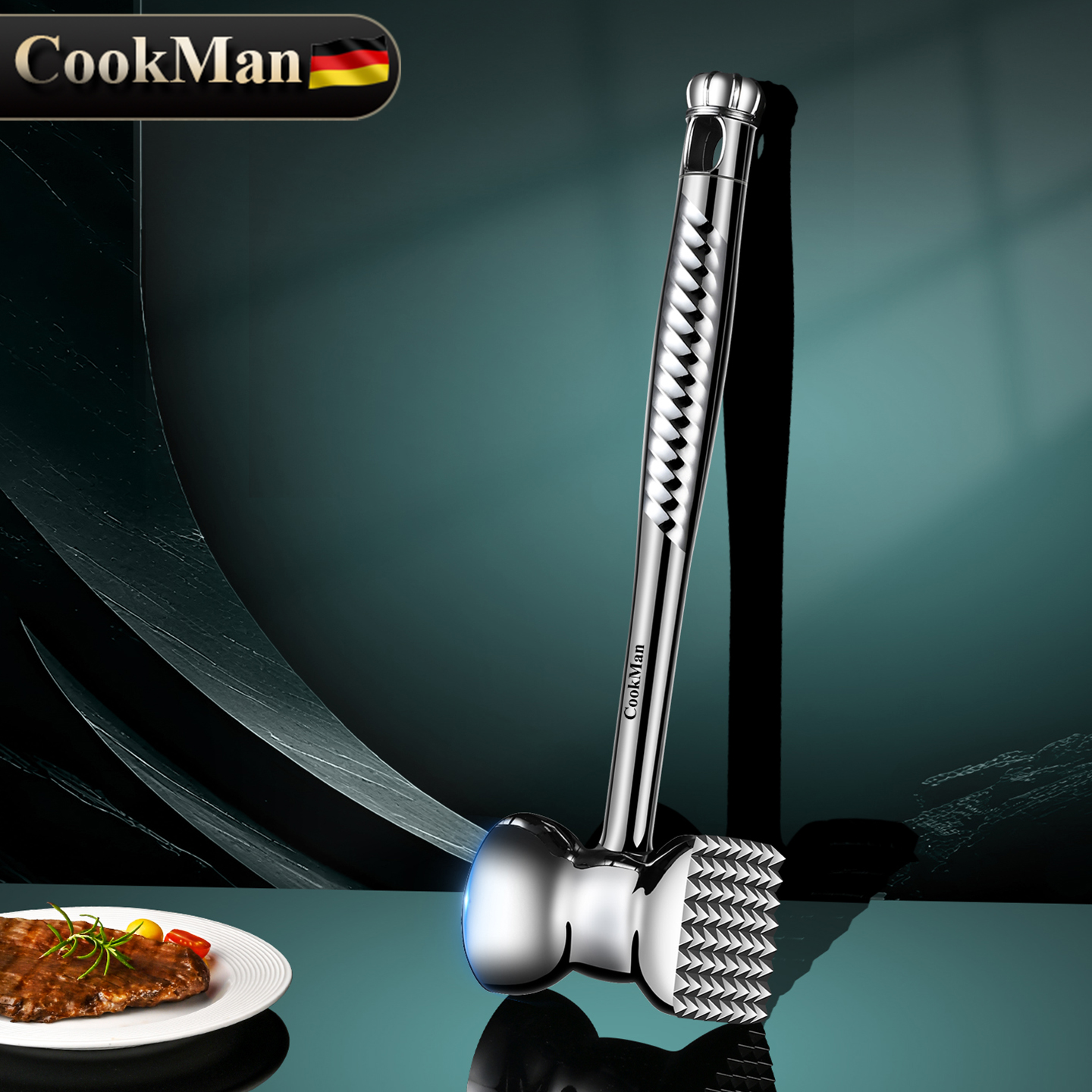 新款加厚双面松肉锤牛排敲肉神器