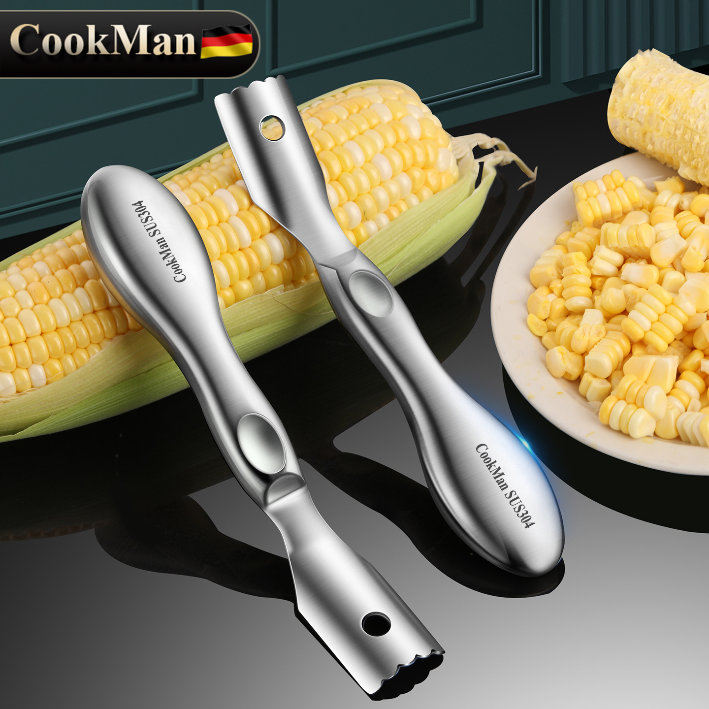 304不锈钢剥玉米铲家用脱粒神器玉米刨手动玉米剥离切割器削粒器