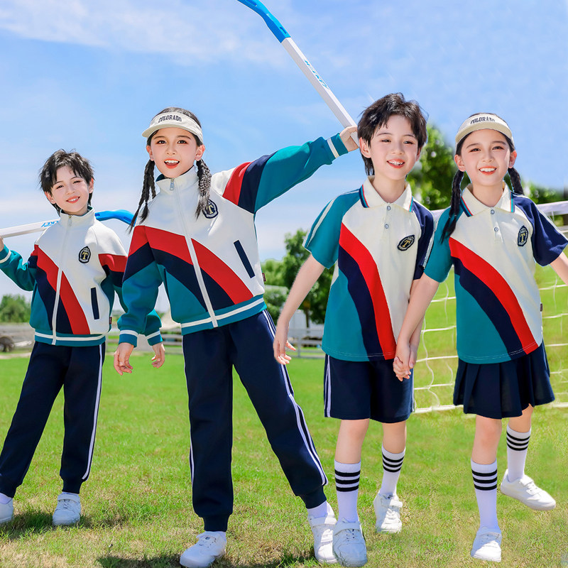 学院风中小学生校服春夏秋冬装新男女儿童年级班服四件套幼儿园服