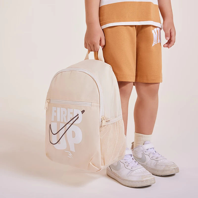 NIKE 耐克男女童双肩包幼儿园书包可调节软垫肩带小学生背包