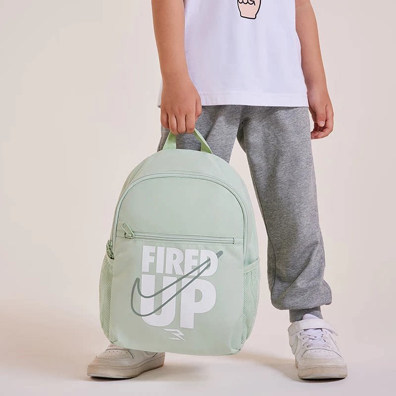 NIKE 耐克幼儿园书包男女童双肩包可调节软垫肩带小学生mini背包