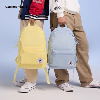 Converse匡威 学生双肩包新款纯色书包青少年多功能背包