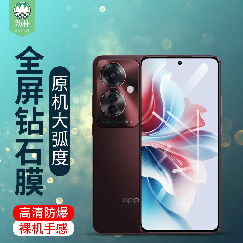 oppof25pro钢化膜全屏高清高透