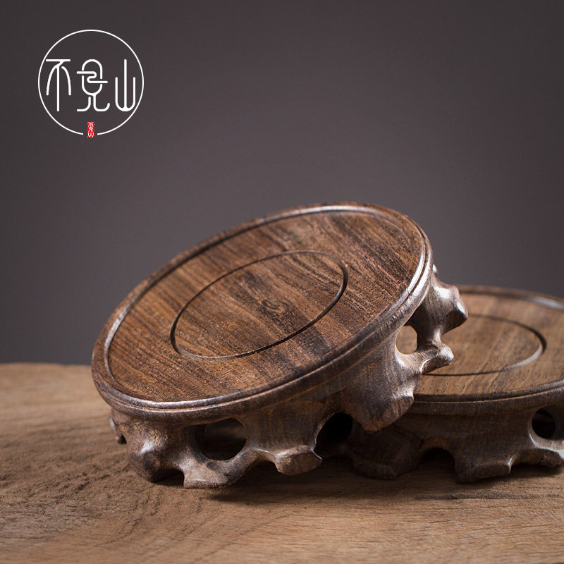 木雕刻底座香炉工艺品茶杯摆件家用花瓶摆件实木底座花盆鱼缸底托,家居饰品,木雕,淘宝优惠券,粉丝福利购,淘宝优惠卷