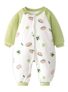 新生婴儿衣服秋冬季装连体衣