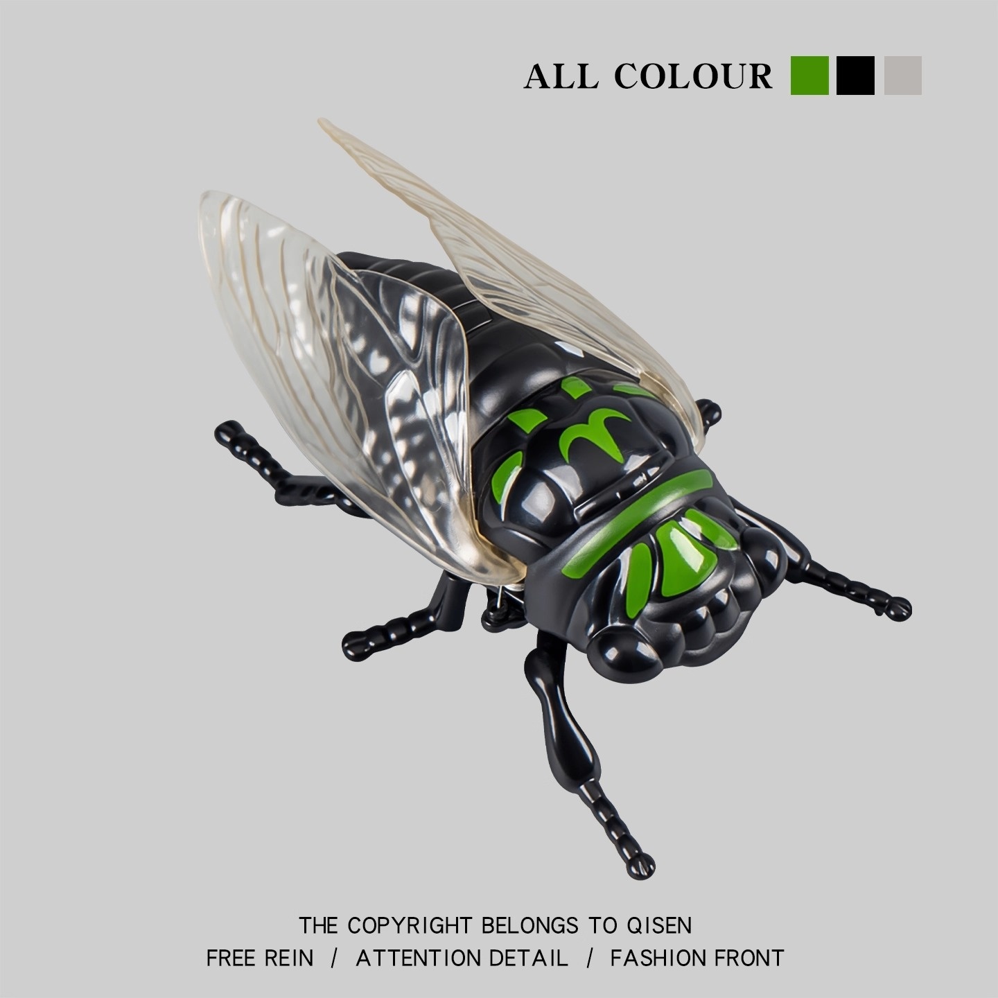 新款上链条知了仿真发条玩具