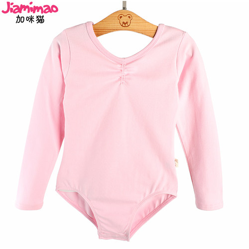 加咪猫儿童舞蹈服装连体服练功服