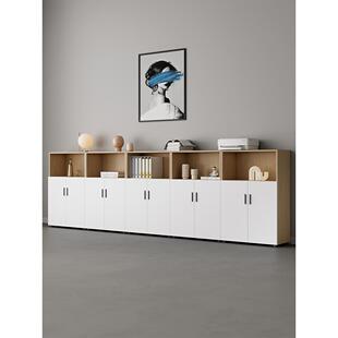 文件柜矮柜木质办公室储物柜资料柜隔断柜落地柜收纳柜时尚办公柜