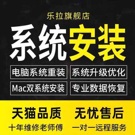 远程做电脑系统重装win10win11win7安装专业纯净版台式笔记本刷机