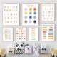 Education Kids Poster English Alphabet Art Classroom Decor