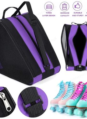 Portable Roller Skates Bag Ice Skating Bag Large Capacity Br