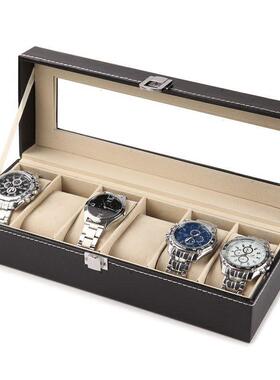 12 watch jewelry display storage holder case grids box gift