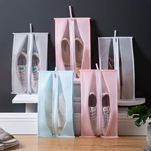 2 Shoe Storage Bags, Made of PEVA Material, Foldable, Luggag