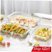 dish microwave glass resistant plates oven heat baking