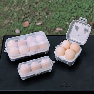3/4/8 Grids Egg Holder Shockproof Kitchen Container Case Org