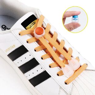 New Shoelace Bands Sho Lock Rubber Spring Laces Elastic Flat