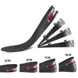 Height Cushion Men Wom Shoe Insert Air Insoles Increase Lift