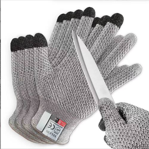 5-level Anti-cut Touch Screen Anti-cut Gloves Pineapple Patt