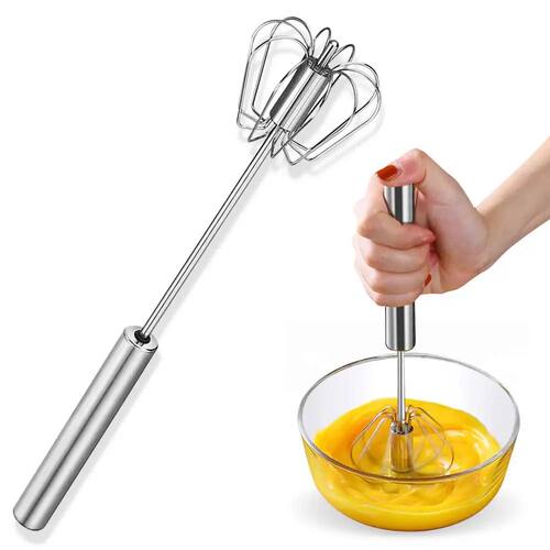 4-Speed Manual Mixing Handheld Blender - Battery-Free for Ba