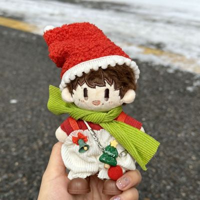 15cm周可可娃衣棉花娃娃衣服替换装深深属性可爱超萌圣诞铃铛套装