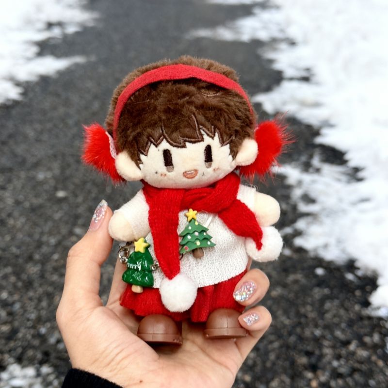 15cm周可可娃衣棉花娃娃衣服替换装深深属性可爱超萌圣诞树毛衣