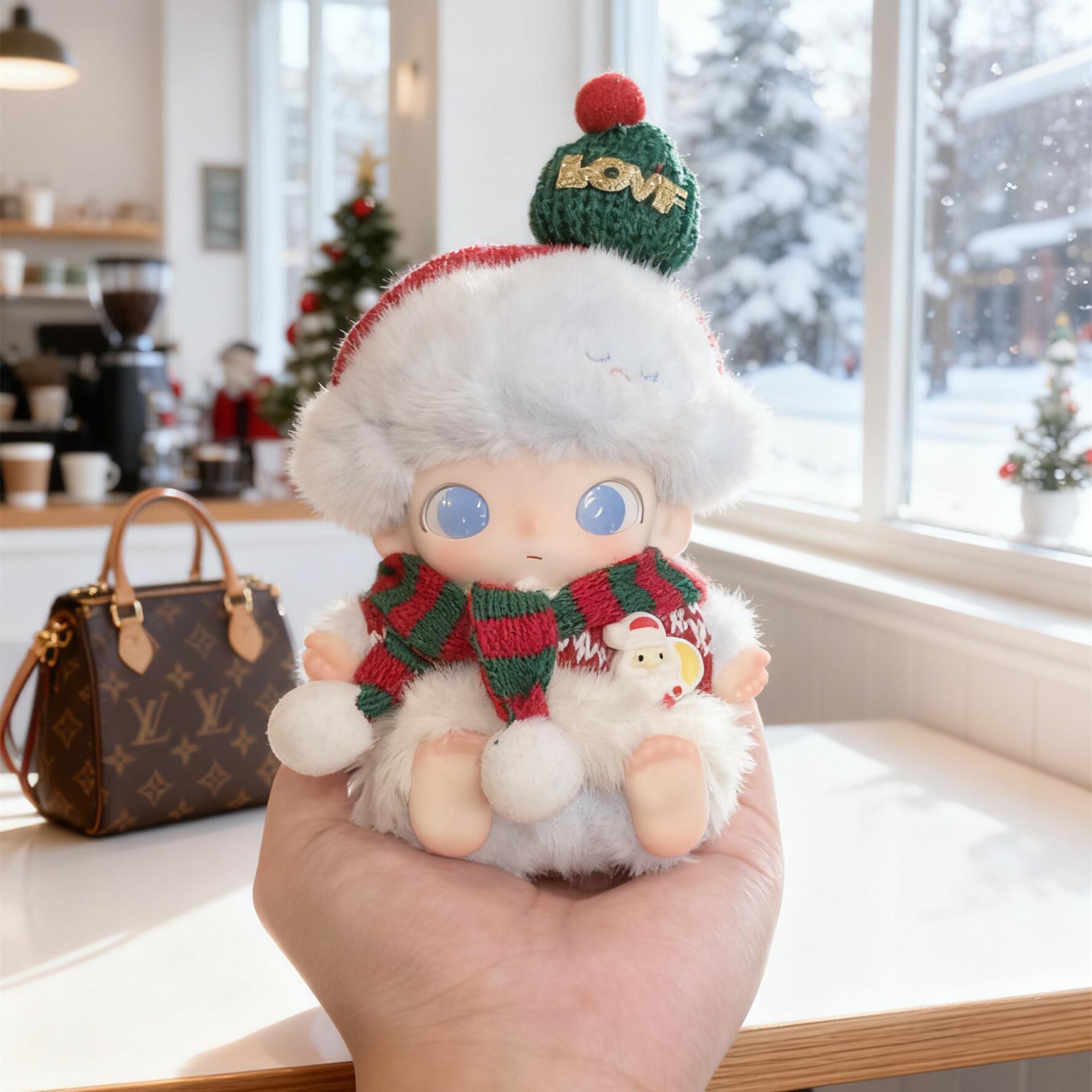 DIMOO娃衣DIMOO新品新生日记娃衣潮玩搪胶公仔衣服替换装圣诞love