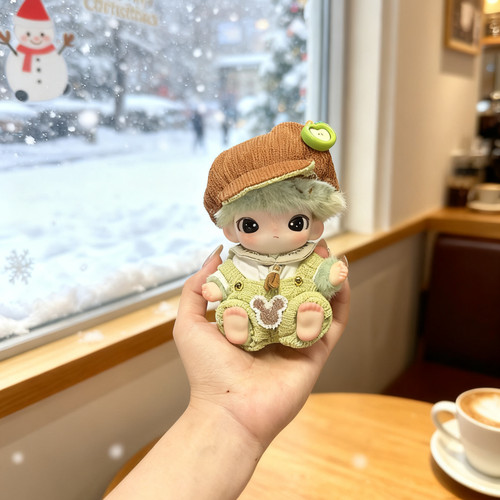 DIMOO娃衣DIMOO新品新生日记娃衣潮玩搪胶公仔服换装青苹果巧乐兹