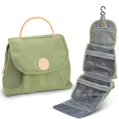 1pcs Hanging Toiletry Bag Travel Makeup Storage Bag Toiletry