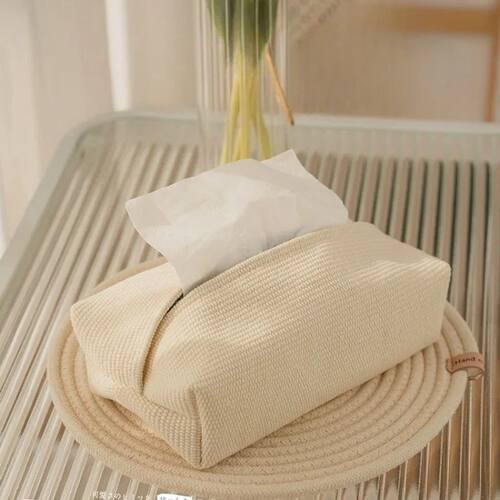 1/2pcs Japanese Cotton and Linen Tissue Box Car Home Decorat