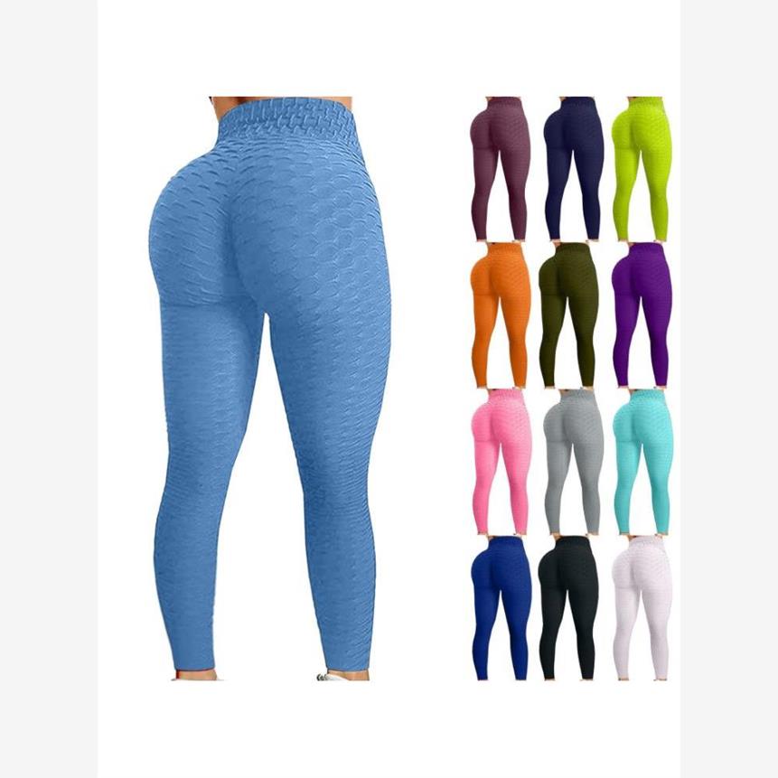 Women's pineapple hip lifting yoga pants女士菠萝格提臀瑜