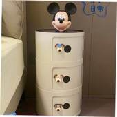 table Circular multiple bedroom bedside storage cabinet