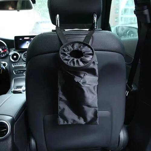 Multi-functional vehicle-mounted suspended trash can, vehicl