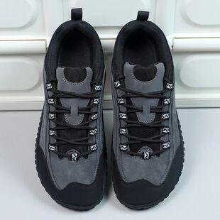Outdoor Hiking Shoes Slip On Mountaining Shoes Men Wide-Toe-