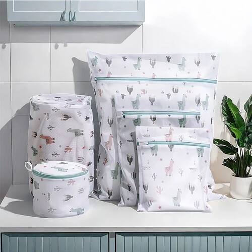 7/1Pcs Durable Mesh Laundry Bags for Delicates with Premium