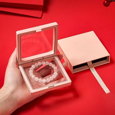 3-Piece Set, 3 Sizes Transparent Floating Display Box, Plast