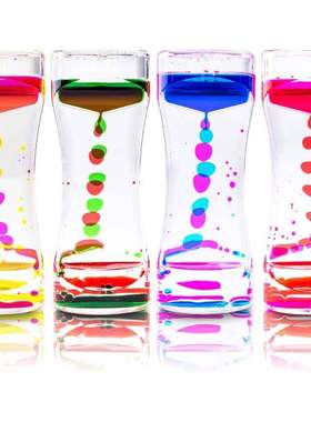 Liquid Motion Bubbler Sensory Play Fidget Toys油漏沙漏玩具0
