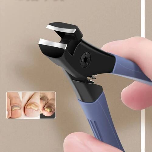 1 Piece Blue Nail Clipper, Suitable for Thick Nails, Ergonom